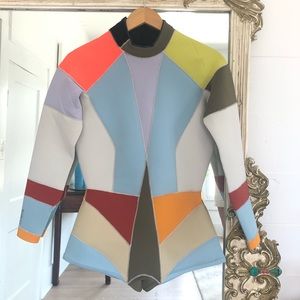 NWT Cynthia Rowley Kalleigh Colorblock Wetsuit